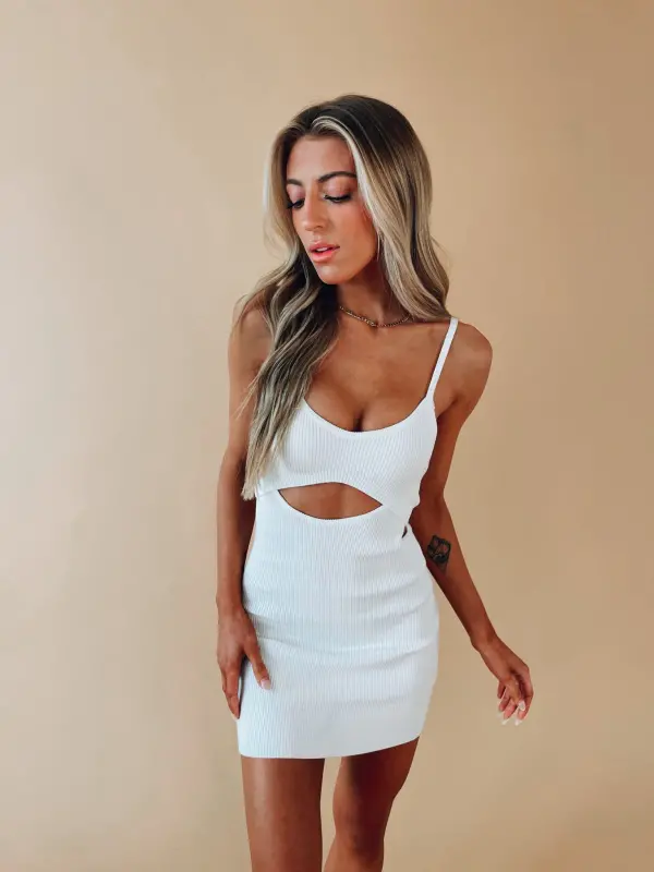 Parker Cut Out Fitted Mini Dress