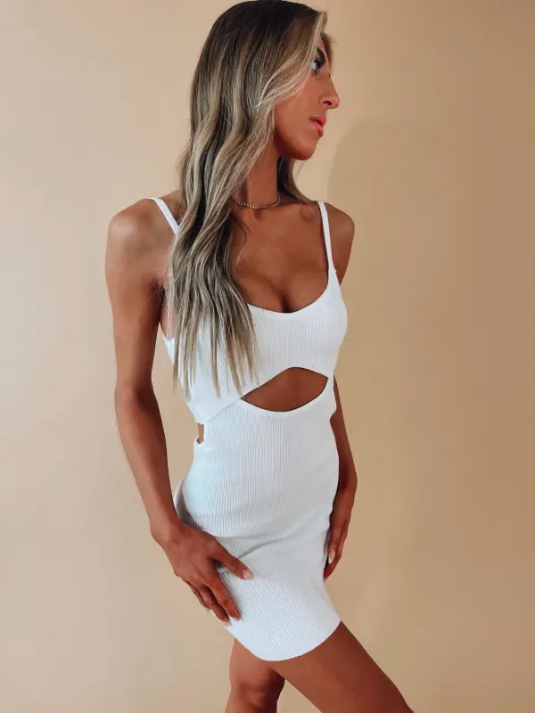 Parker Cut Out Fitted Mini Dress