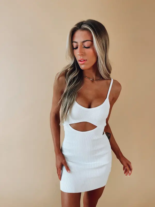 Parker Cut Out Fitted Mini Dress