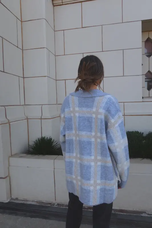 Bailey Plaid Oversized Jacket