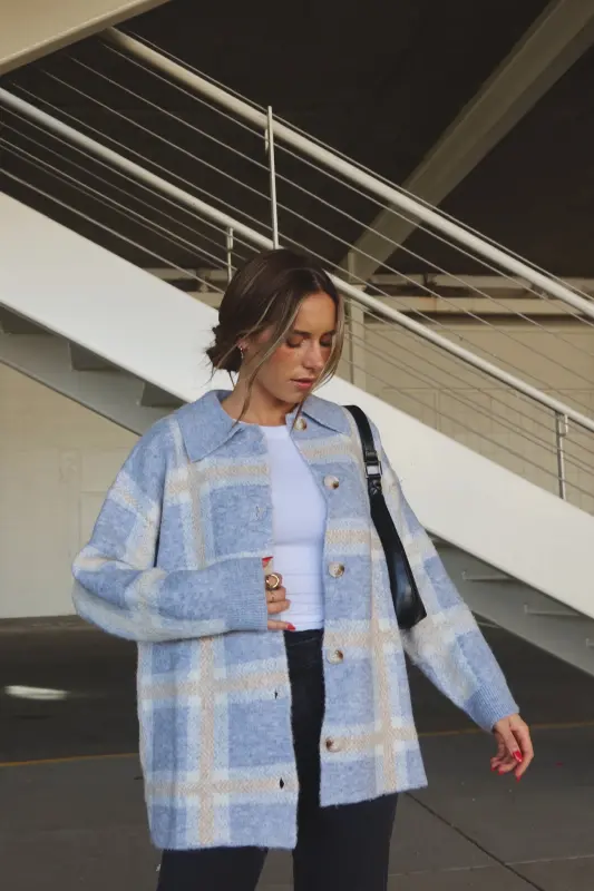 Bailey Plaid Oversized Jacket