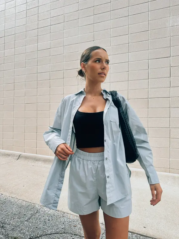 Meghann Button Down Top-73220