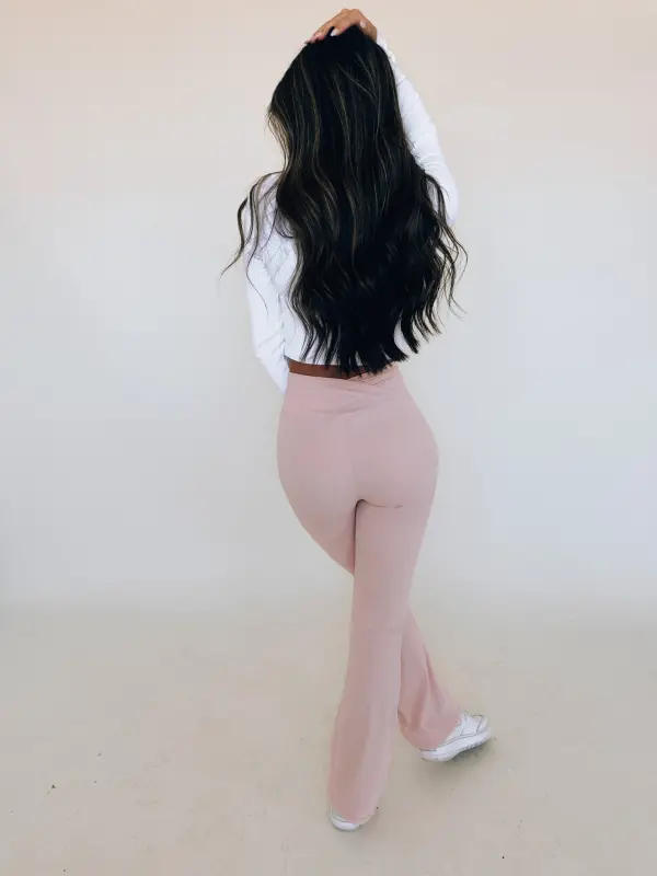 Raven Crossover Flare Leggings