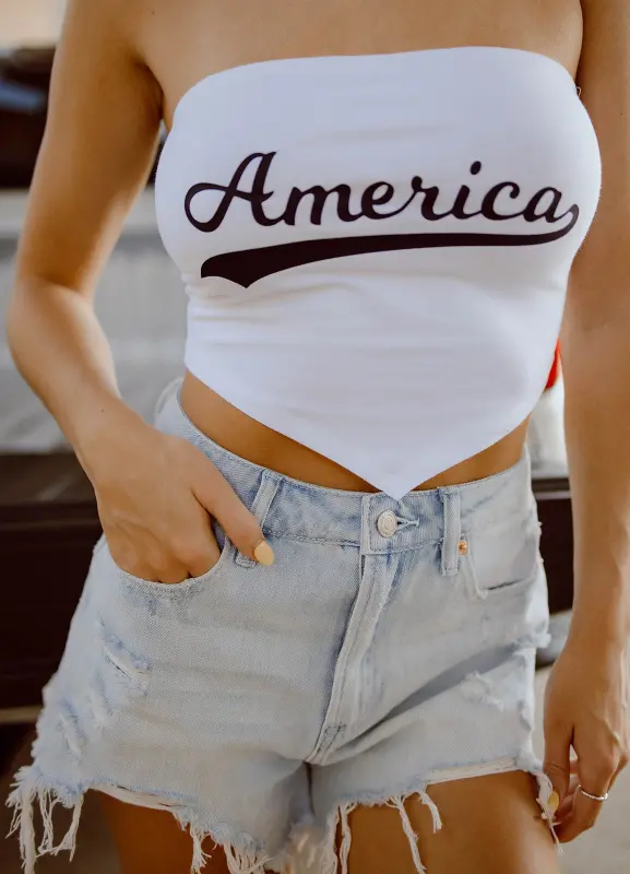America Bandana Top-72629