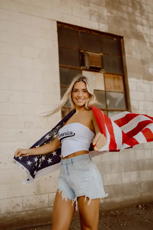 America Bandana Top