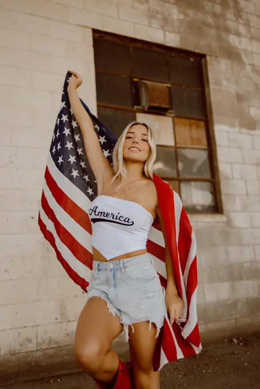 America Bandana Top
