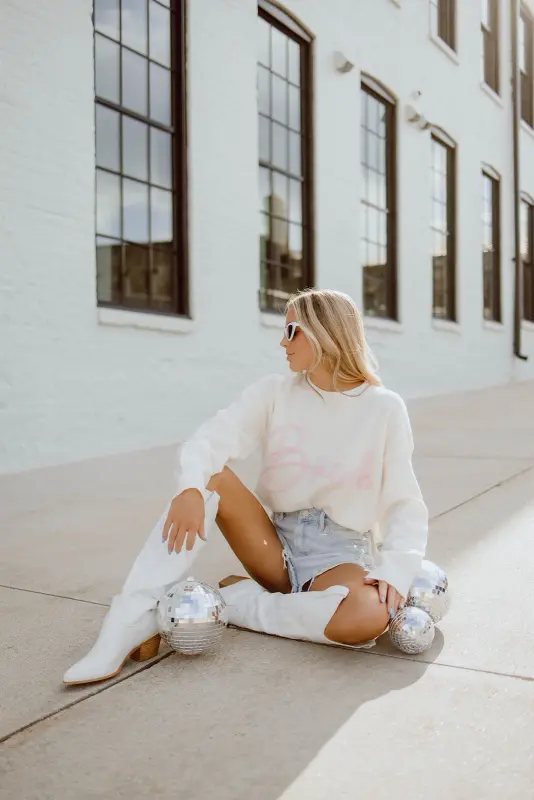 Bride Knit Long Sleeve-79703